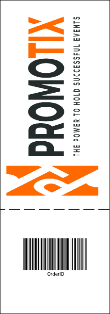 Christmas General Admission ticket with full bleed Product Back