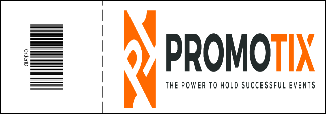 Christmas Reindeer General Admission Ticket with a full bleed Product Back