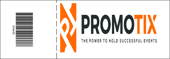 Purple and Black General Admission Ticket Product Back