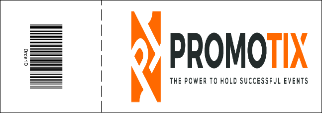 Yellow and Black General Admission Ticket Product Back