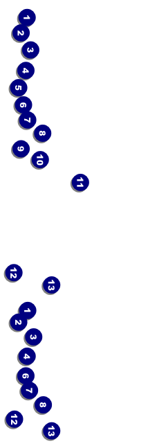 Golf Event Ticket Front Field Markers