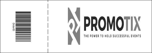 San Antonio General Admission Ticket with stub (Black and white) Product Back