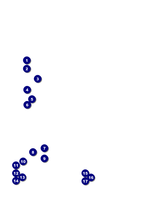 Birthday Party Geometric Invitation Front Field Markers