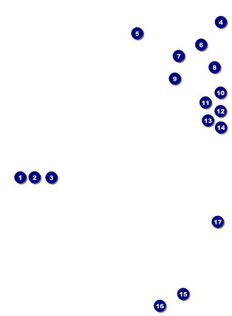 Toronto Invitation (Black) Front Field Markers