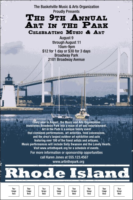 Rhode Island Poster Product Front