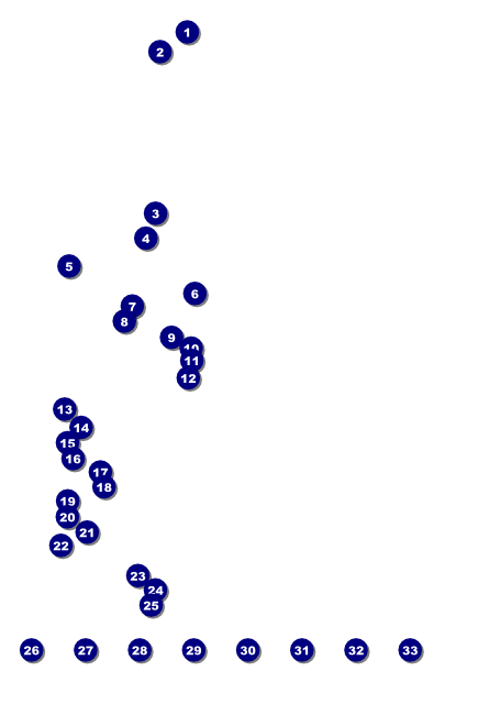 Seattle Poster (black and white) Front Field Markers
