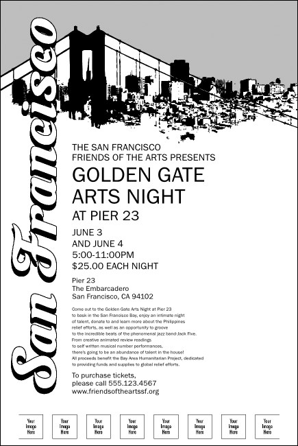 San Francisco BW Poster