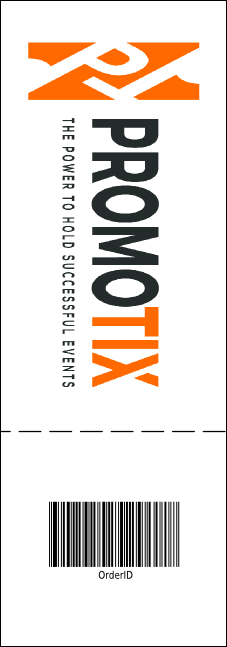 Winter Festival Raffle Ticket Product Back