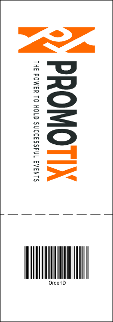 Fishing and Hunting Green Camo Expo Raffle Ticket Product Back