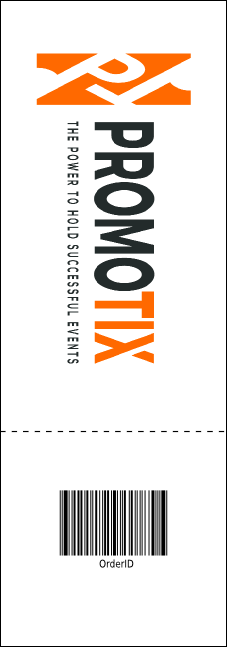 Paper Christmas Tree Red Raffle Ticket Product Back