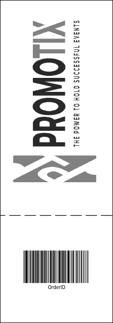 Portland Raffle Ticket (black and white) Product Back