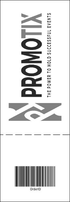 Denver Black and White Raffle Ticket Product Back