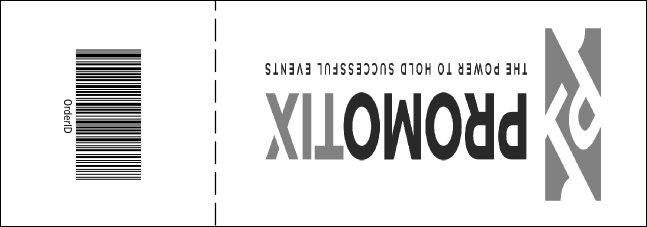 All Purpose Raffle Ticket 003 Product Back