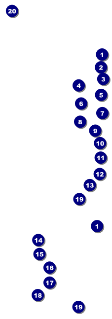 B&W Logo Raffle Ticket 002 Front Field Markers