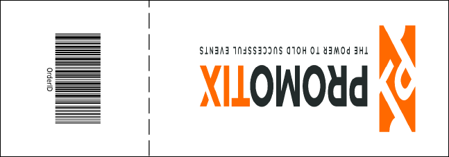 Camouflage Raffle Ticket Product Back