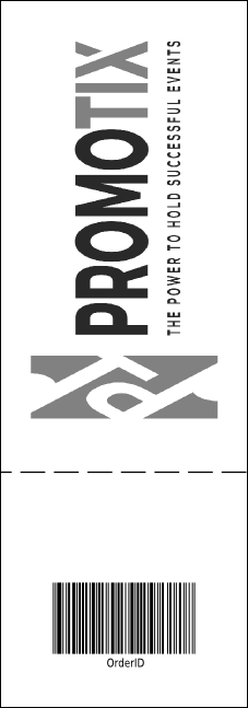 Toronto Raffle Ticket with stub (Black & white) Product Back