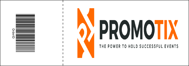 Rock Concert Blue Raffle Ticket Product Back