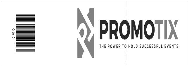 Rock Concert BW Raffle Ticket Product Back