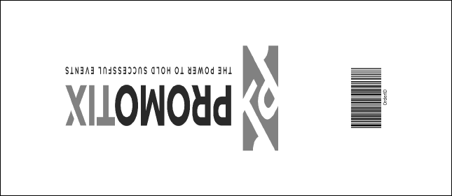 Rock Concert BW VIP Pass Product Back