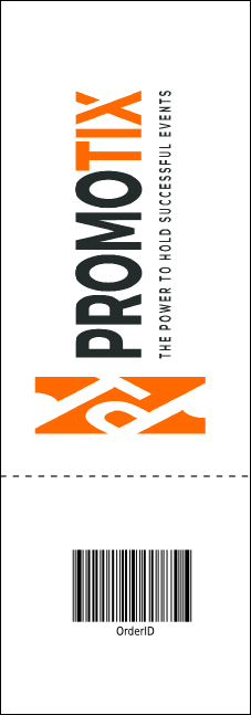 All Purpose Circle Raffle Ticket Product Back