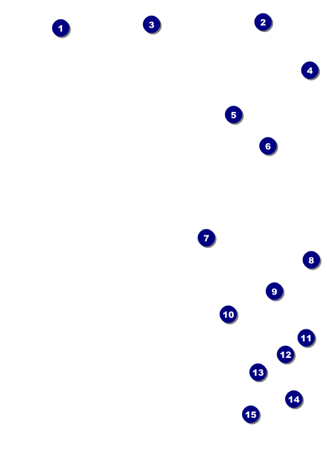 Alternative Music Club Flyer Front Field Markers