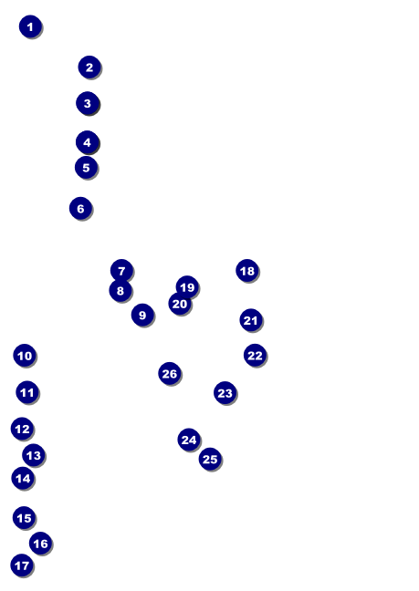 Auto Racing Club Flyer Front Field Markers